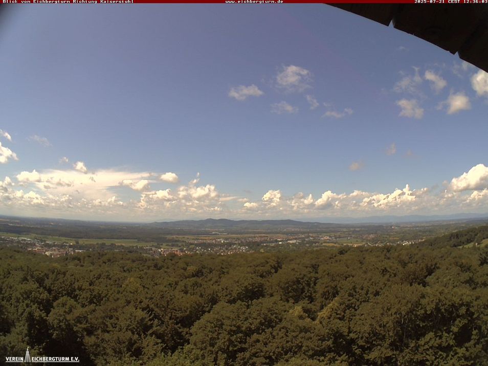Webcam mit dem Standort: Eichbergturm Emmendingen