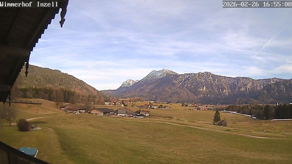 Webcam located at: Farmhouse Wimmerhof in Inzell