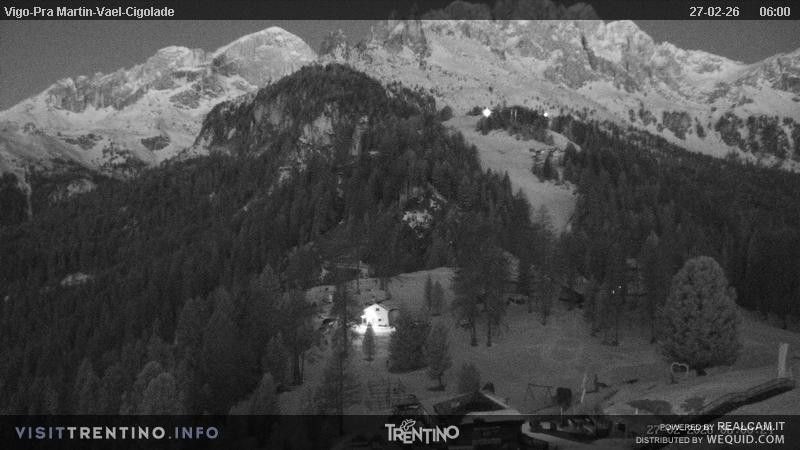 Webcam mit dem Standort: Vigo di Fassa - Pra Martin