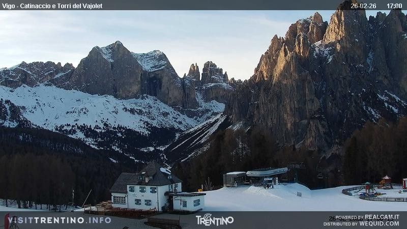 Webcam mit dem Standort: Fassatal - Vajolet-Türme