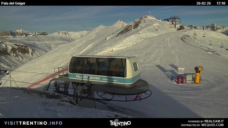 Webcam located at: Top Station Pala del Geiger