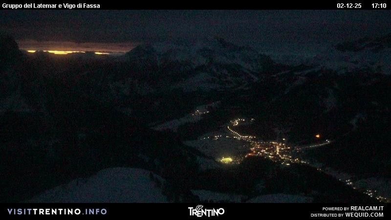Webcam located at: Top Station Buffaure - Vigo di Fassa