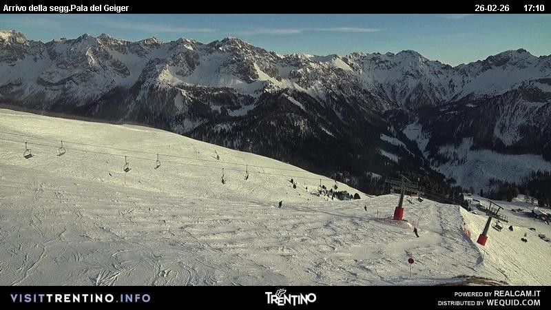 Webcam mit dem Standort: Fassatal - Buffaure - rote Piste "Valvacin B"