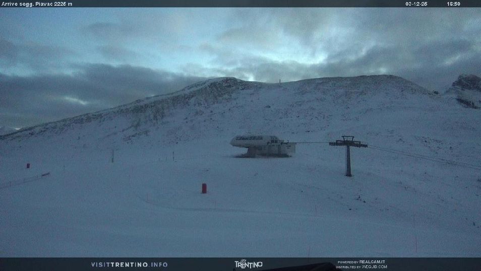 Webcam mit dem Standort: Fassatal - Moena - Ankunft des Sessellifts 