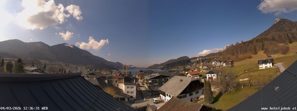Webcam located at: Fuschl am See: View from Hotel Jakob