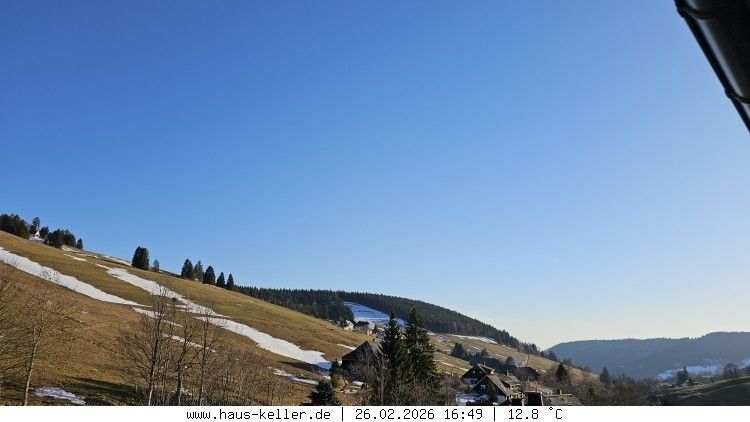 Webcam mit dem Standort: Todtnauberg: Gästehaus Keller