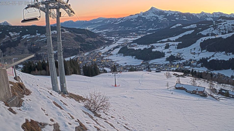 Webcam mit dem Standort: Kitzbühel: Gaisberg Bergstation