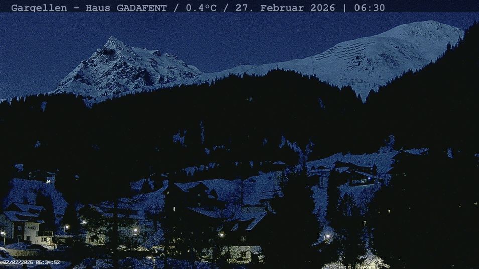 Webcam mit dem Standort: Gargellen- Blick Schafberg