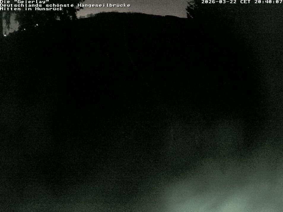 Webcam located at: Geierlay Suspension Bridge near Mörsdorf