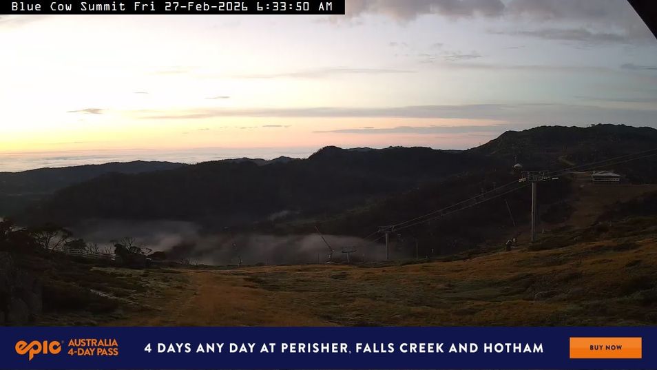 Webcam mit dem Standort: Perisher: Gipfel Blue Cow