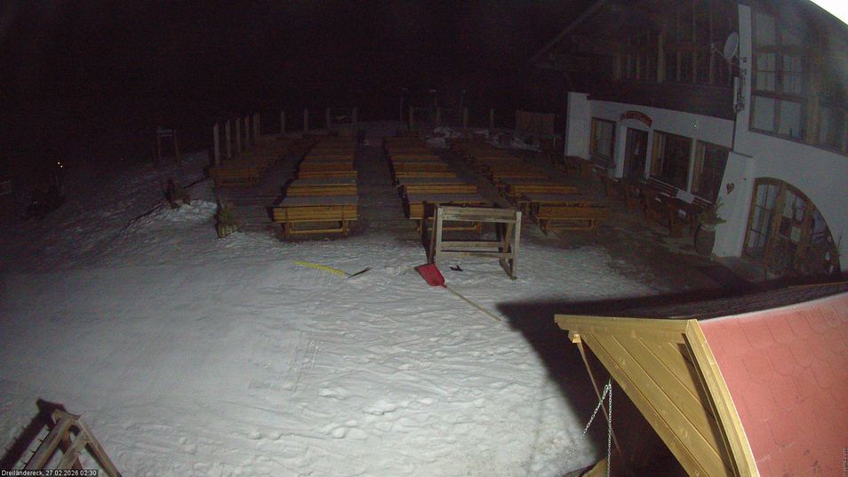 Webcam mit dem Standort: Skigebiet Dreiländereck: Bergrestaurant