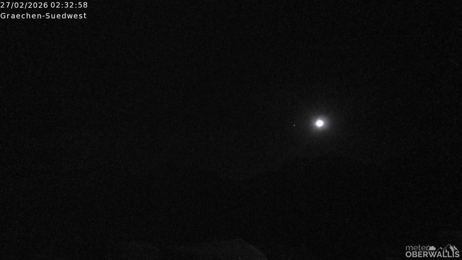 Webcam mit dem Standort: Grächen - Süd-West: Weisshorn