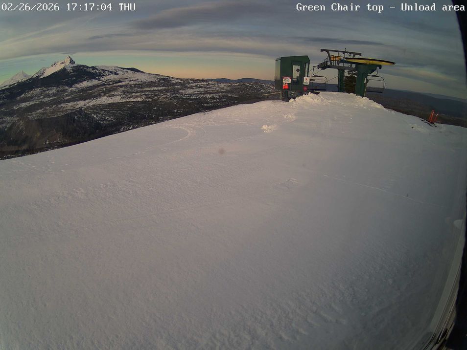 Webcam located at: Green Chair Top Station, View NE