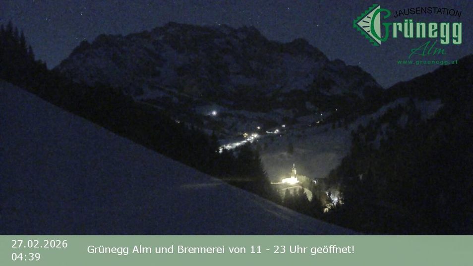 Webcam located at: Grünegg Alm in Dienten