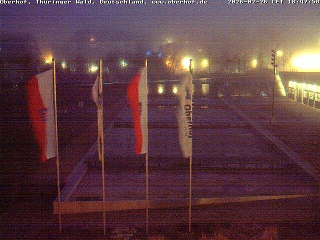 Webcam mit dem Standort: Haus des Gastes Oberhof