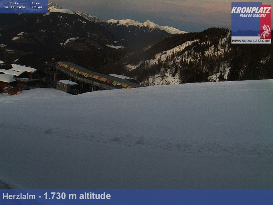 Webcam mit dem Standort: Kronplatz: Herzlalm