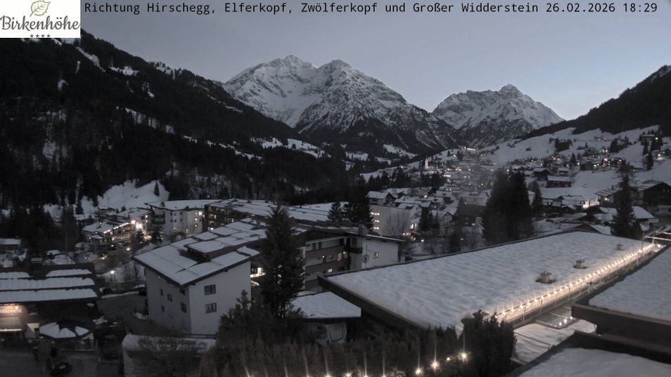 Webcam located at: Hirschegg