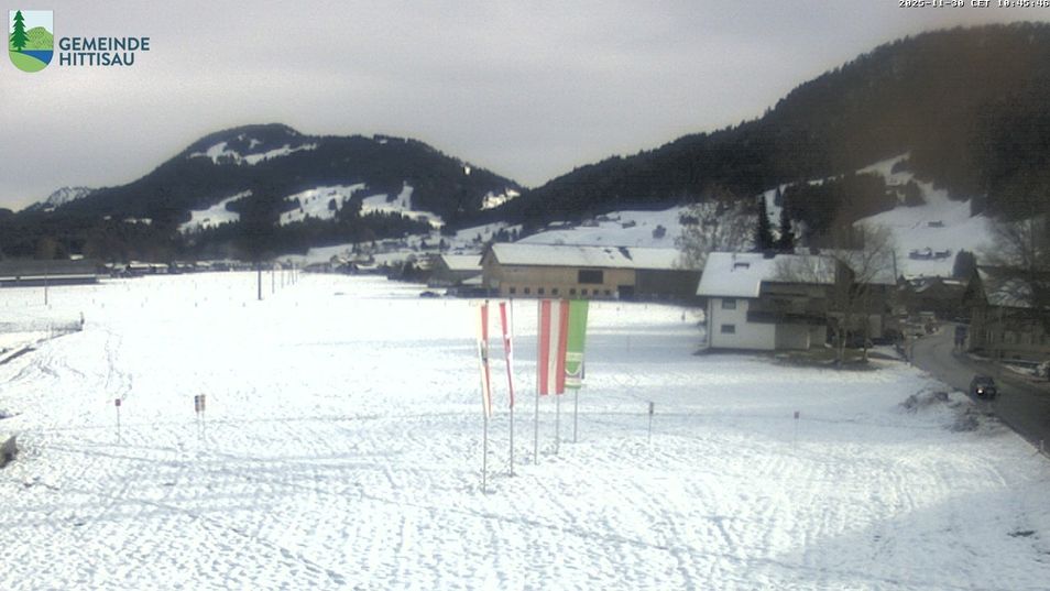 Webcam mit dem Standort: Hittisau Einstieg Loipe