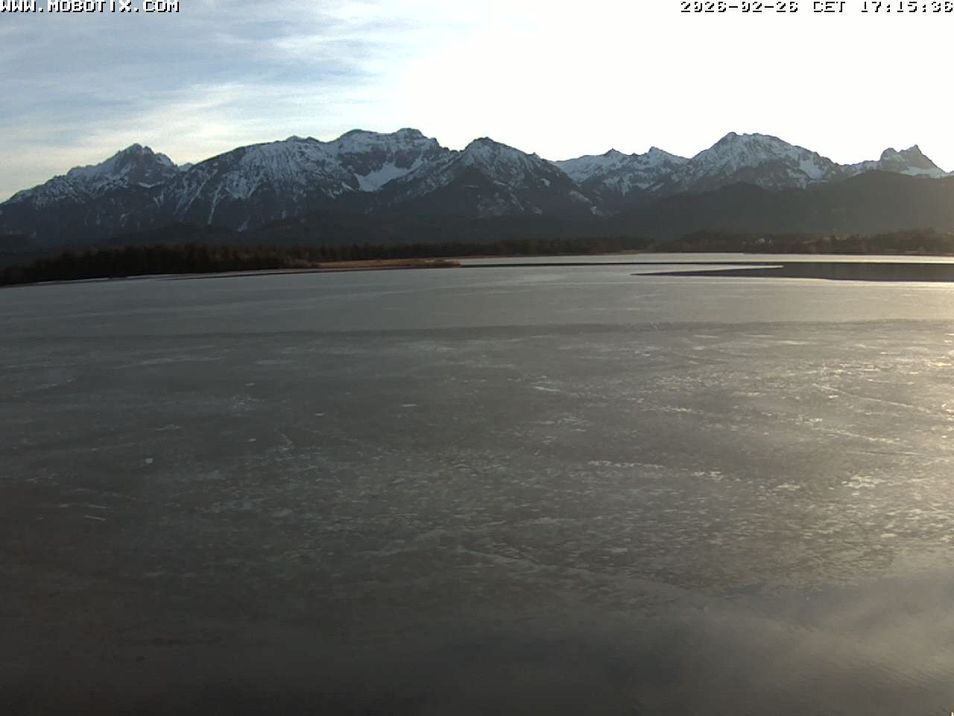 Webcam mit dem Standort: Hopfensee: Restaurant Fischerhütte