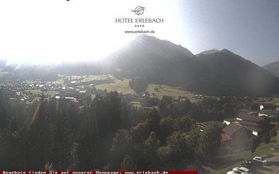 Webcam located at: Hotel Erlebach - Riezlern
