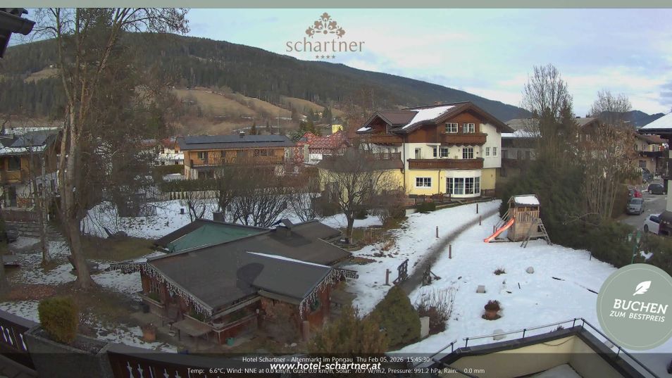 Webcam mit dem Standort: Altenmarkt: Hotel Schartner