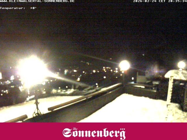 Webcam located at: Hotel Sonnenberg Hirschegg