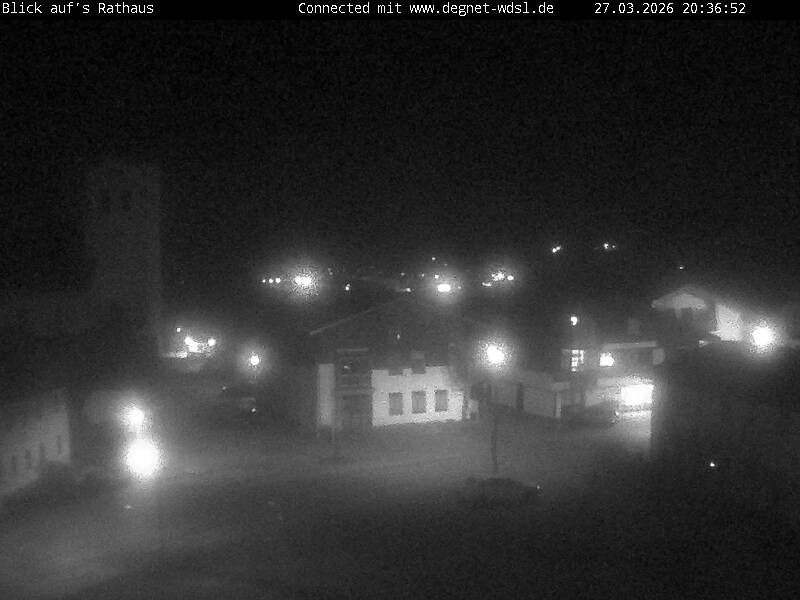 Webcam mit dem Standort: Hunderdorf - Pfarrkirche St. Nikolaus