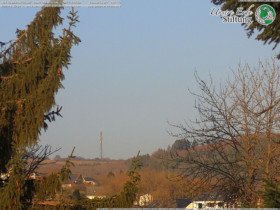 Webcam mit dem Standort: Idar Oberstein im Hunsrück - Standort Göttschied