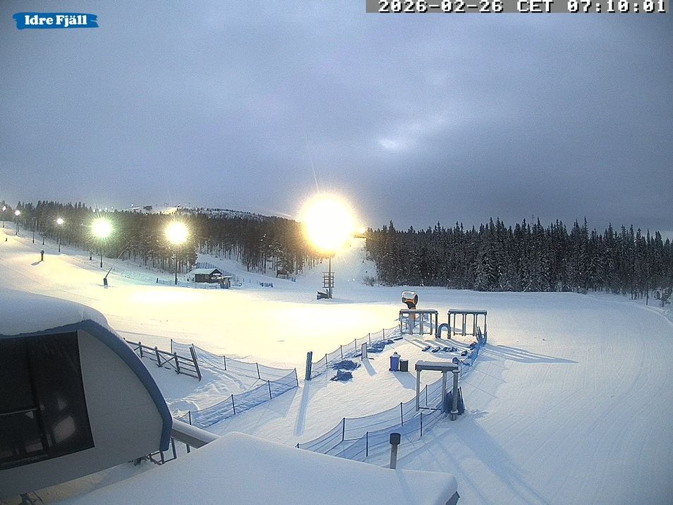 Webcam mit dem Standort: Idre Fjäll: Talstation Väst