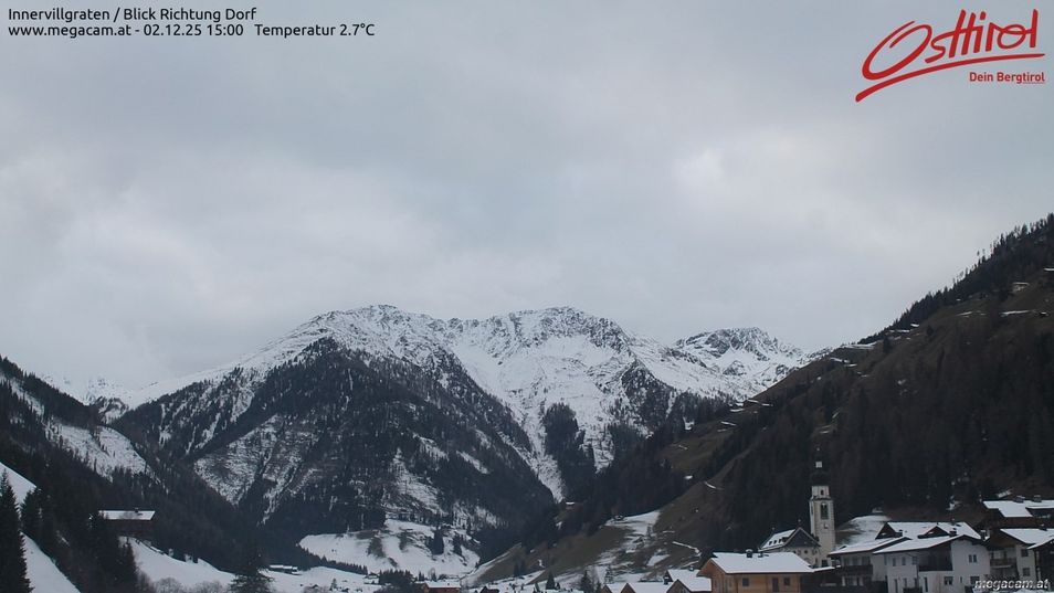 Webcam mit dem Standort: Innervillgraten - Blick Richtung Dorf