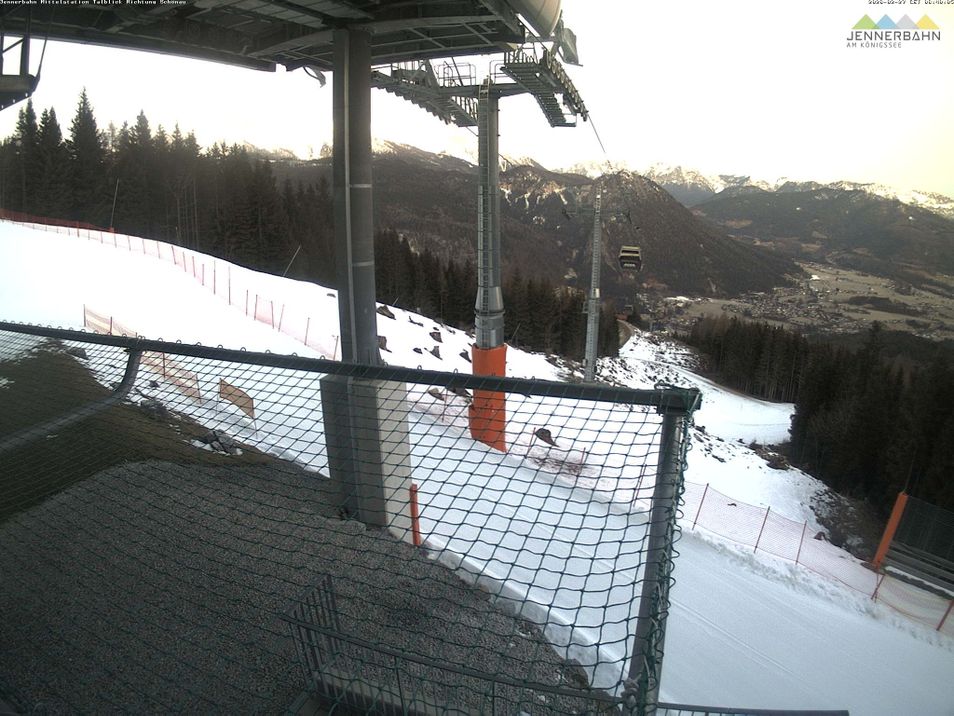 Webcam mit dem Standort: Jennerbahn Mittelstation