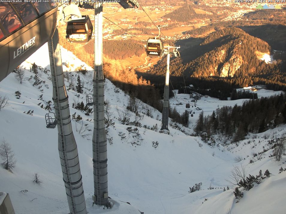 Webcam mit dem Standort: Jenner: Talblick Gondel