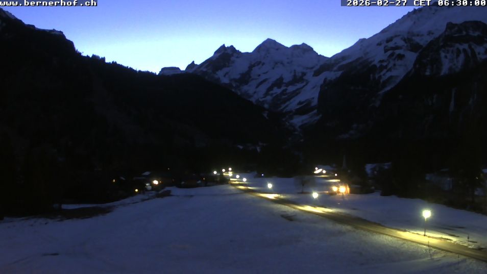 Webcam mit dem Standort: Kandersteg: Hotel Bernerhof