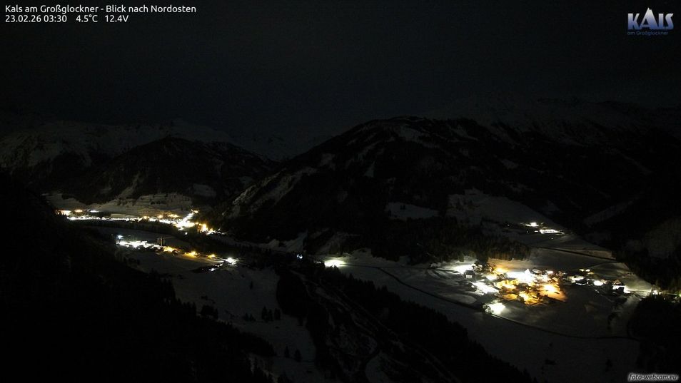 Webcam mit dem Standort: Kals am Großglockner - Blick nach Nordosten