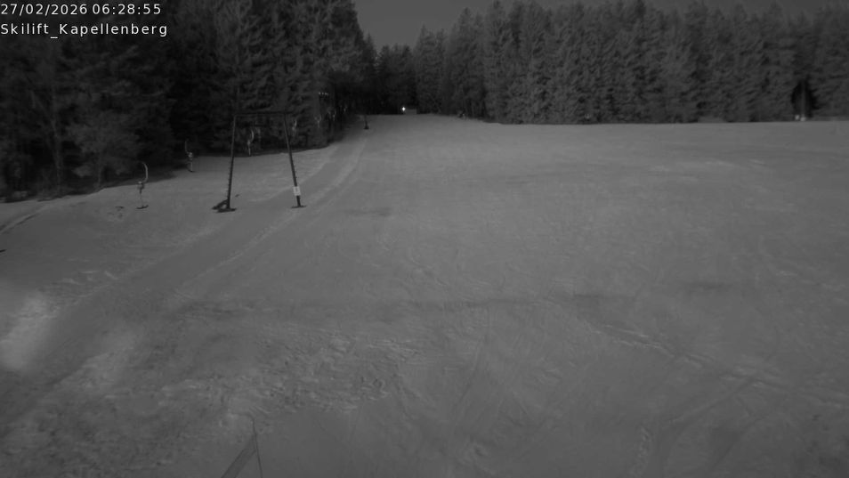 Webcam mit dem Standort: St. Englmar: Skilift Kapellenberg Talstation
