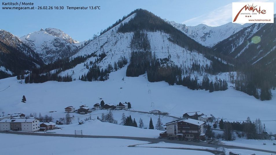 Webcam located at: Kartitsch - View Hotel Monte