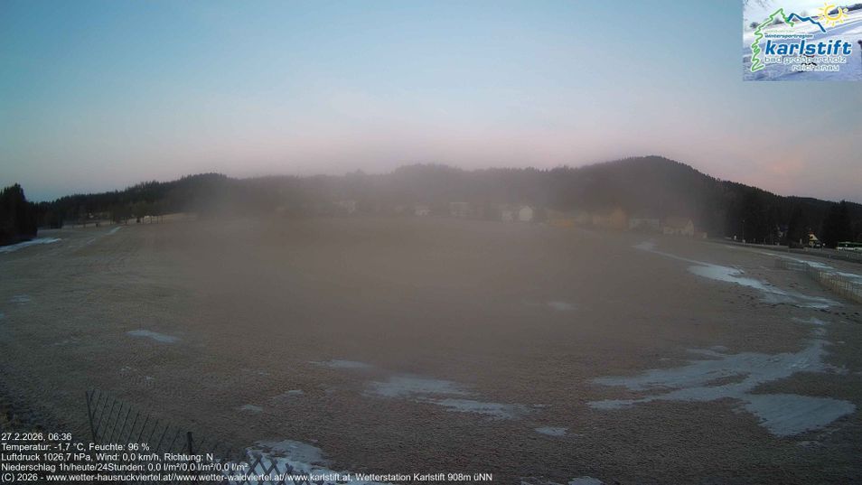 Webcam mit dem Standort: Karlstift - Langlaufloipe