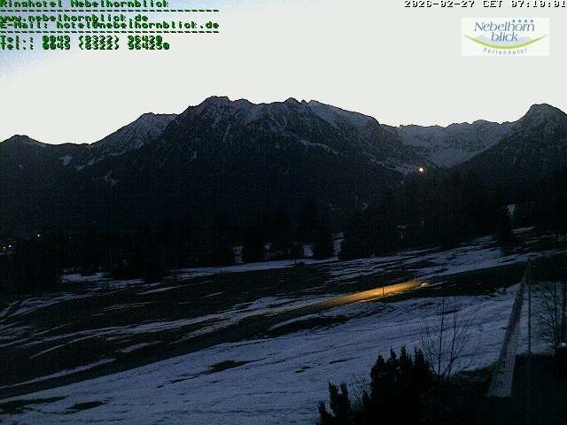 Webcam located at: Kornau Oberstdorf