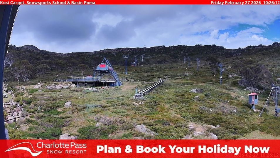 Webcam mit dem Standort: Charlotte Pass: Kosciuszko Triple Chair