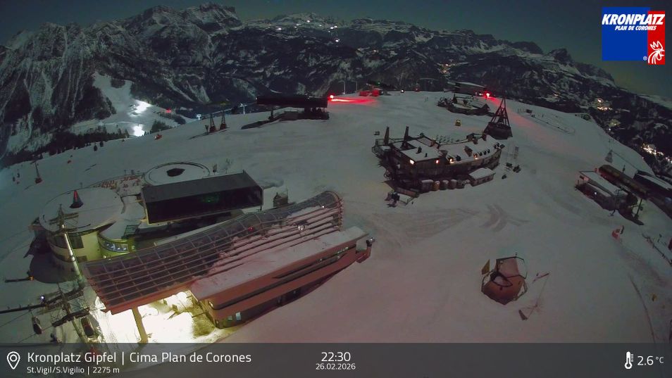 Webcam located at: Kronplatz - San Vigilio