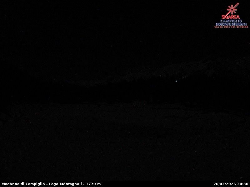 Webcam mit dem Standort: Madonna di Campiglio: Lago Montagnoli