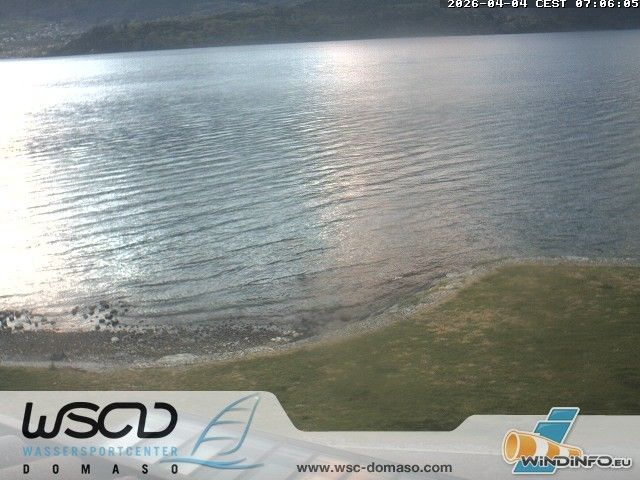 Webcam located at: Lago di Como - Domaso Beach