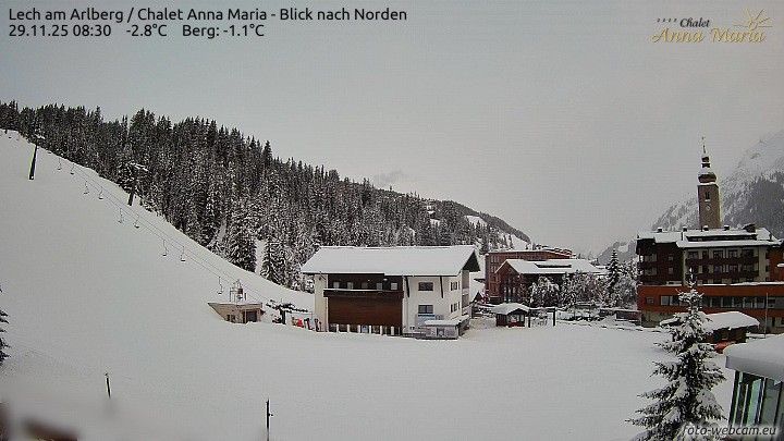 Webcam located at: Chalet Anna Maria in Lech