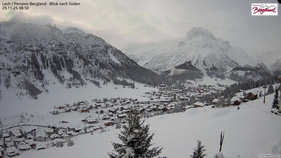 Webcam located at: Lech: Guesthouse Bergland
