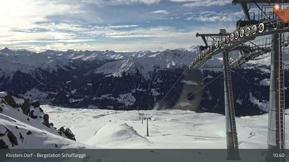 Webcam mit dem Standort: Madrisa: Blick Klosters