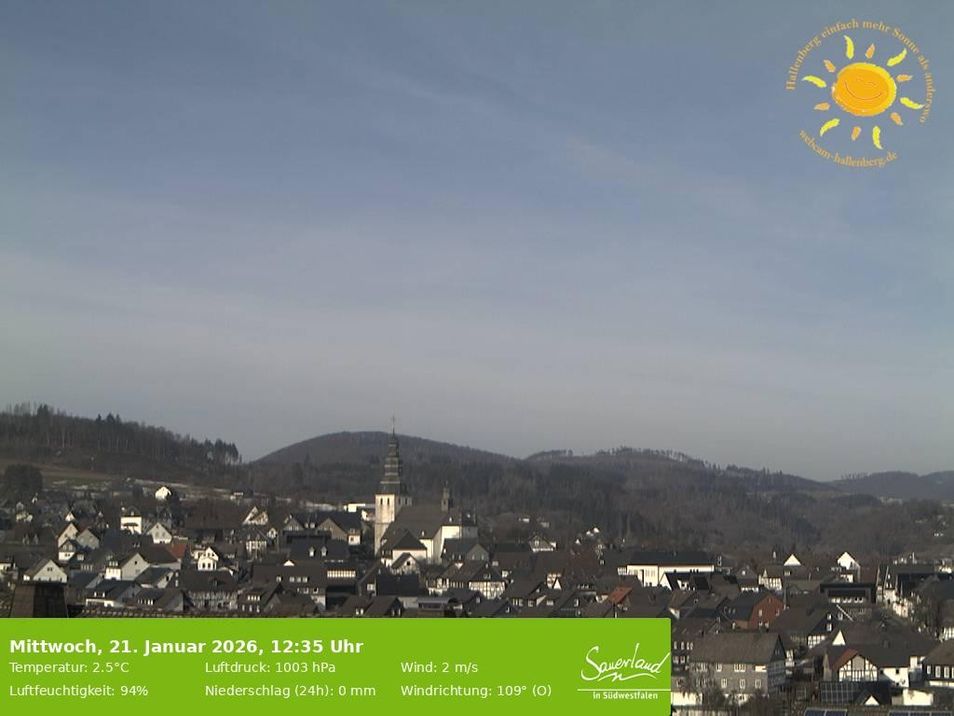 Webcam mit dem Standort: Hallenberg im Sauerland