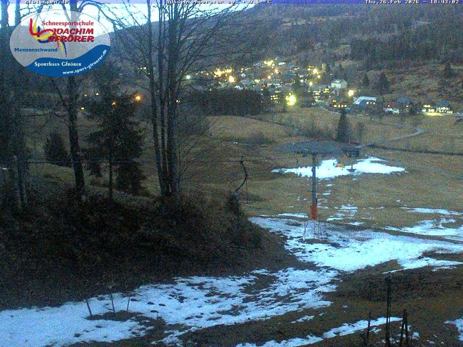 Webcam mit dem Standort: Menzenschwand: Skilift Rehbach
