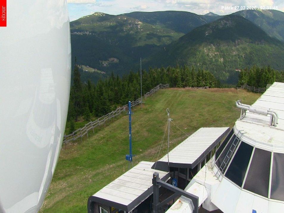 Webcam mit dem Standort: Spindlermühle: Medvědín - Gipfel