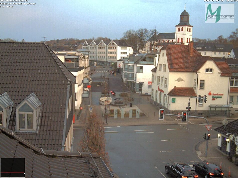 Webcam mit dem Standort: Meinerzhagen - Webcam Rathaus