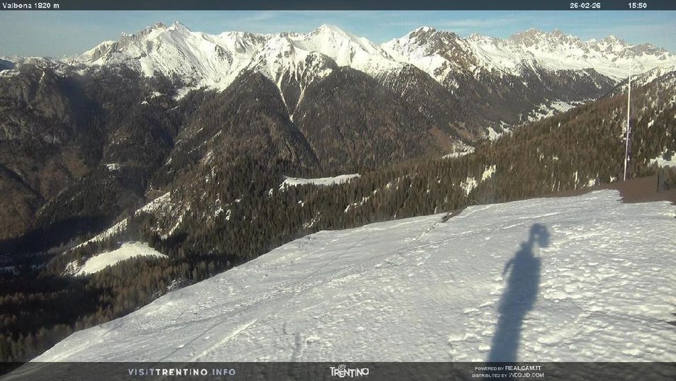 Webcam located at: middle station Alpe di Lusia Moena